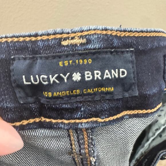 Lucky Brand Ginger Boot Jeans 18W Dark Wash Stretch Denim Mid Rise Bootcut - Picture 12 of 14